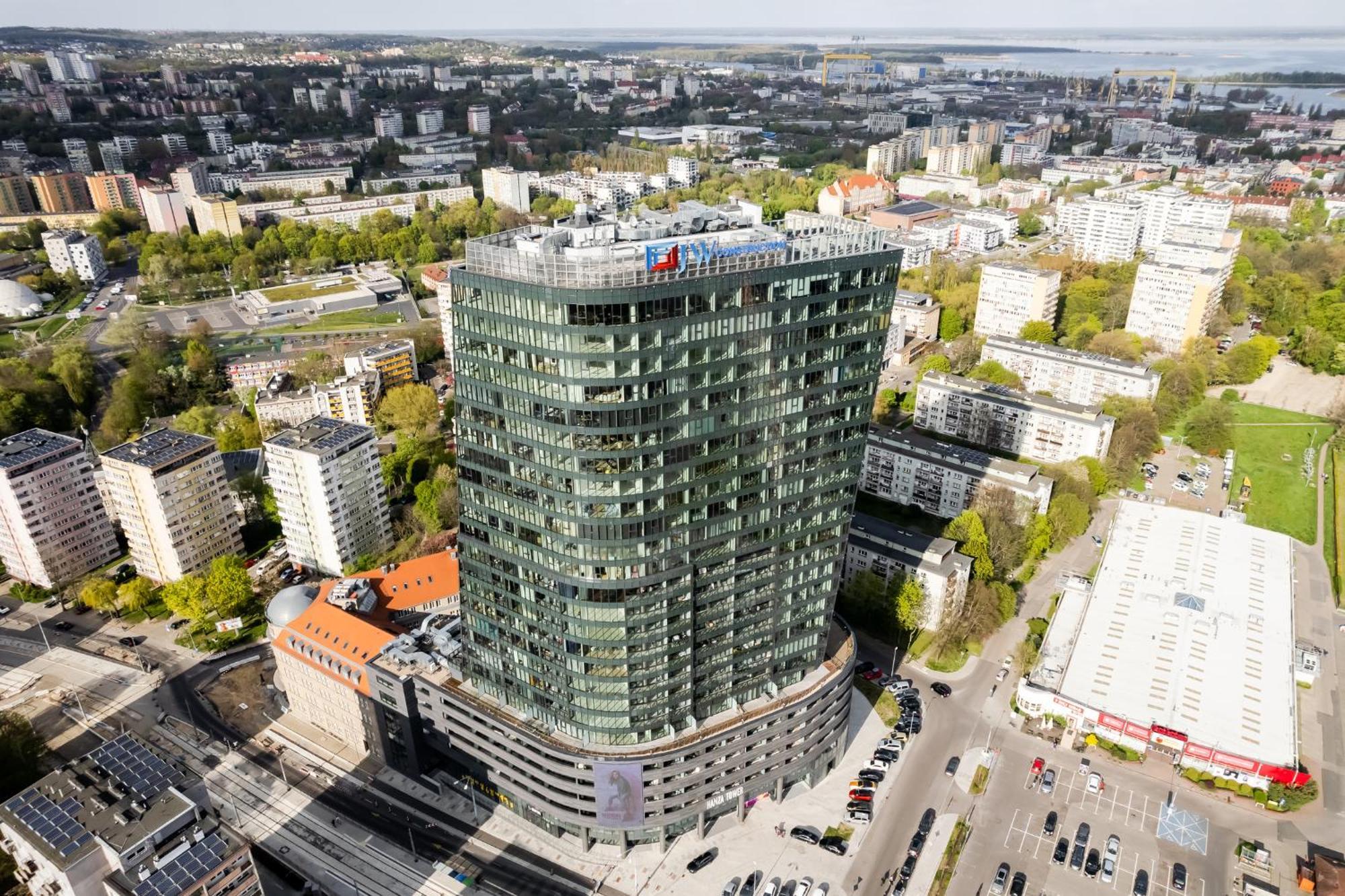 Hanza Tower Apartment No. 533 - 5Th Floor, Balcony, Swimming Pool Szczecin Bagian luar foto